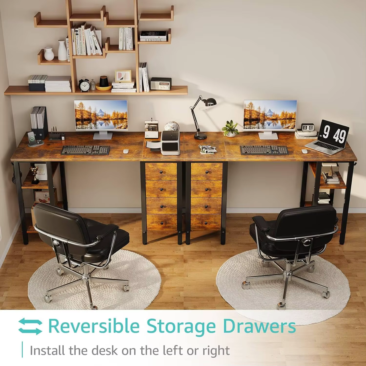 lufeiya l shaped desk instructions